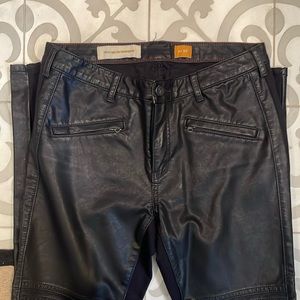 Black, Pilcro faux leather pants